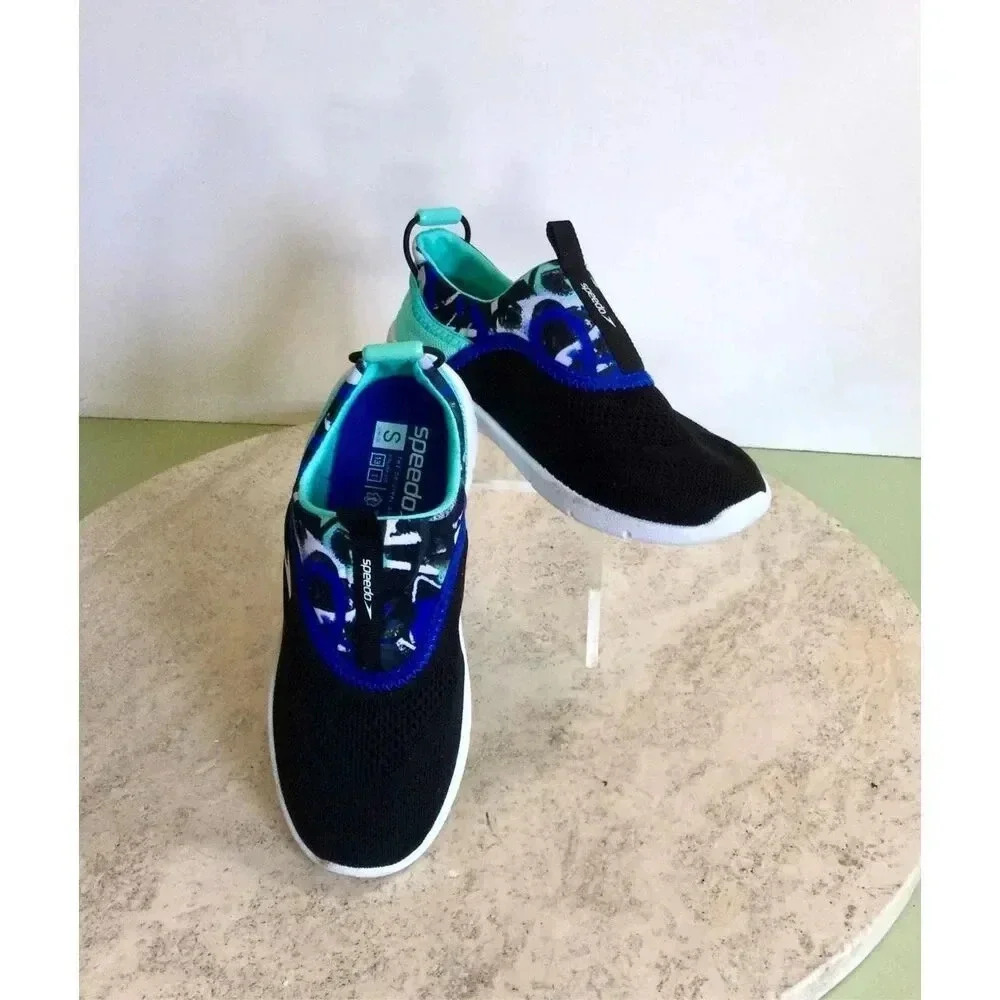 Speedo Kids'‎ Black Aqua Aquaskimmer Shoes Junior Size 13